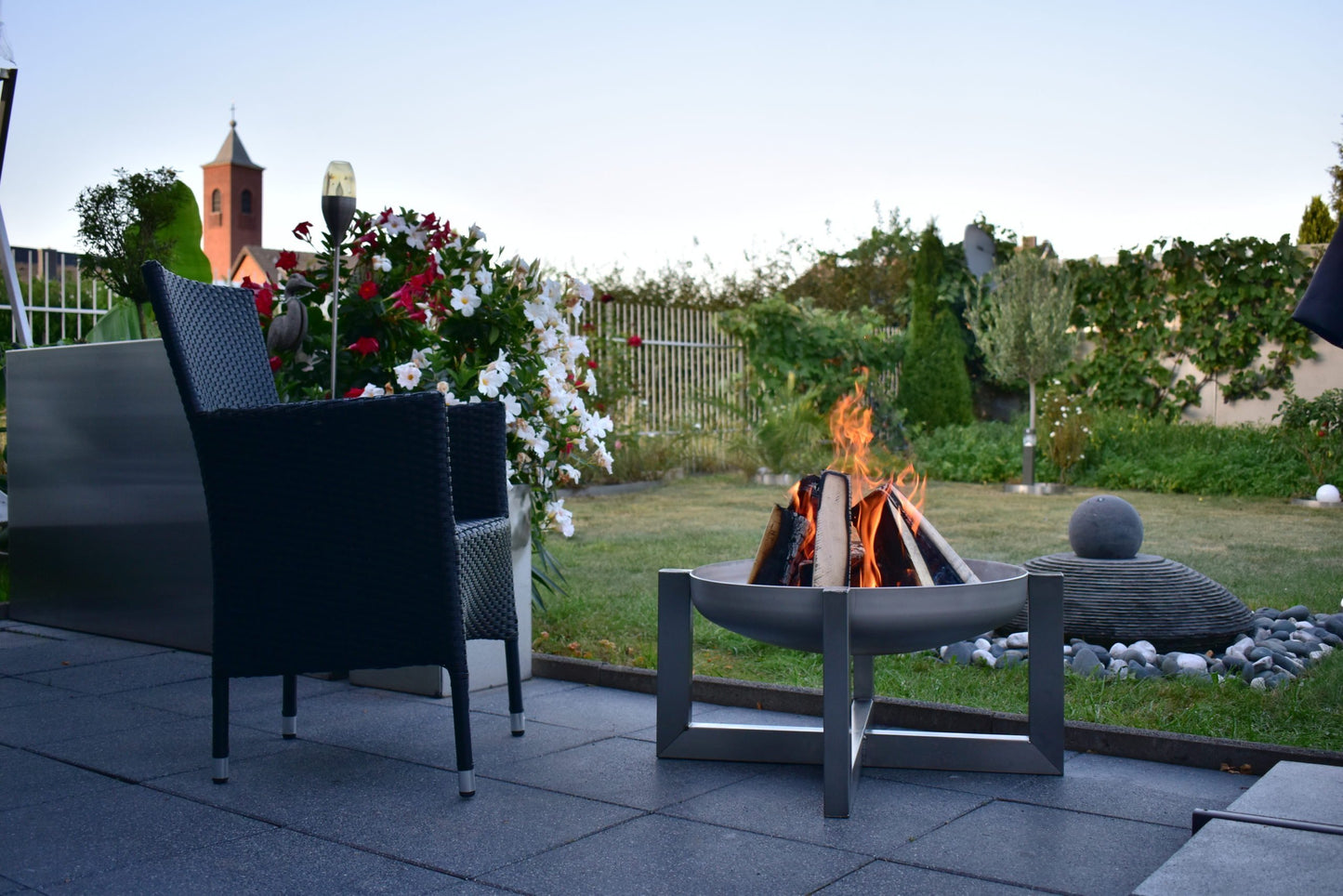 RVS Design vuurschaal