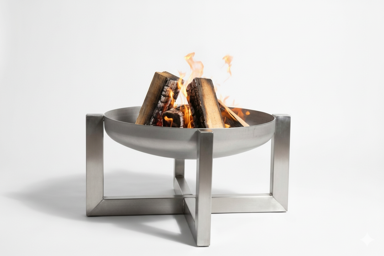 RVS Design vuurschaal