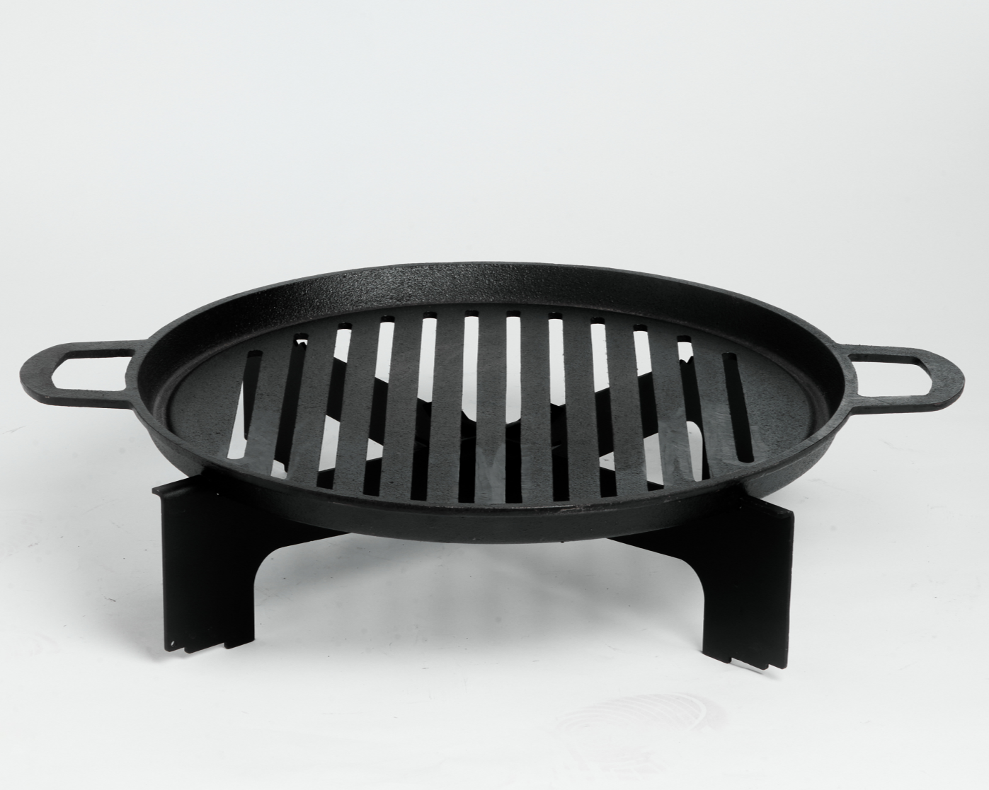 FIRE&STONE: Multifunctionele Vuurkorf & BBQ + Gietijzeren-grillrooster