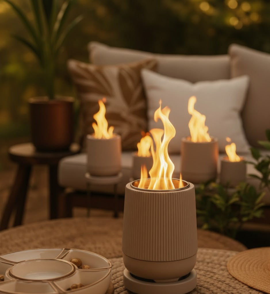 10x compacte FIREPIT LUXOR FIRE&STONE